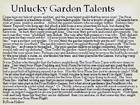 Lyria's Unlucky Garden Talents Tale