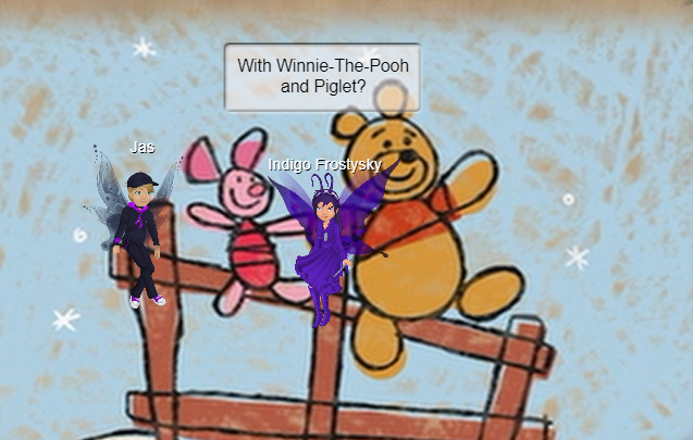 Indigo + Jasper + Winnie-The-Pooh + Piglet!!