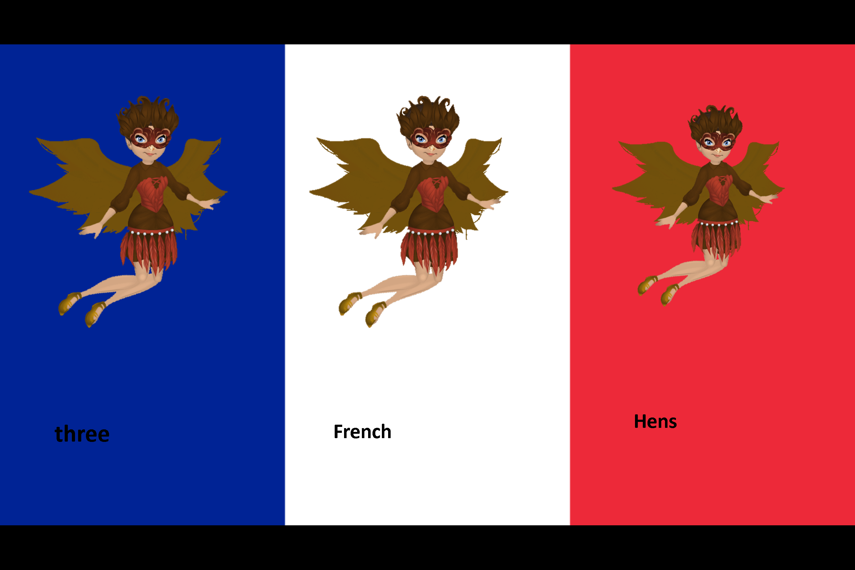 3 french hens