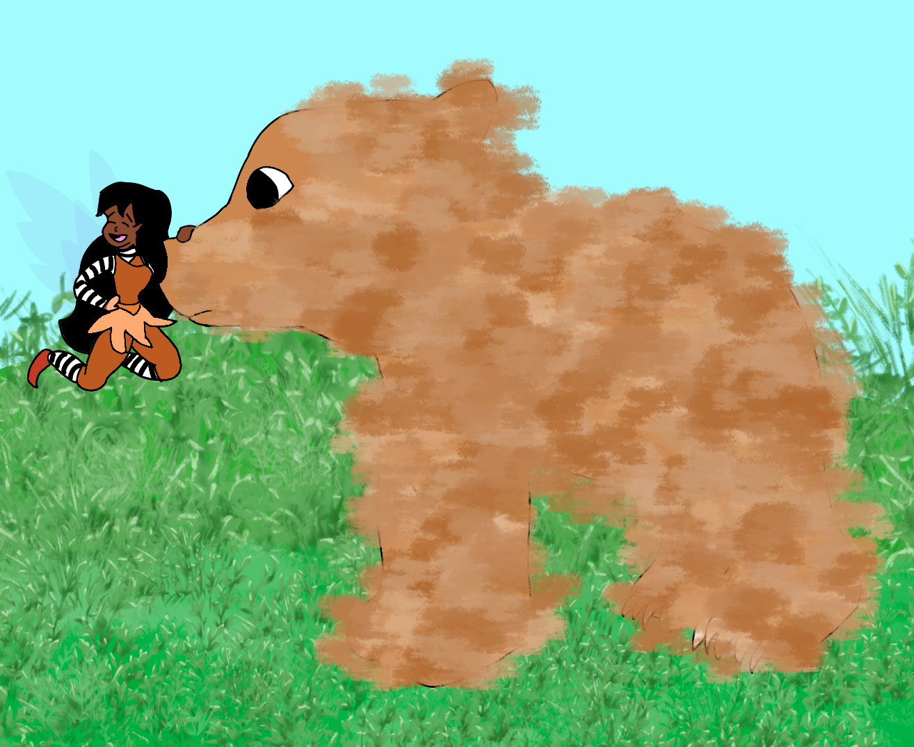 Daylily and the grizzly cub, now with wings.png