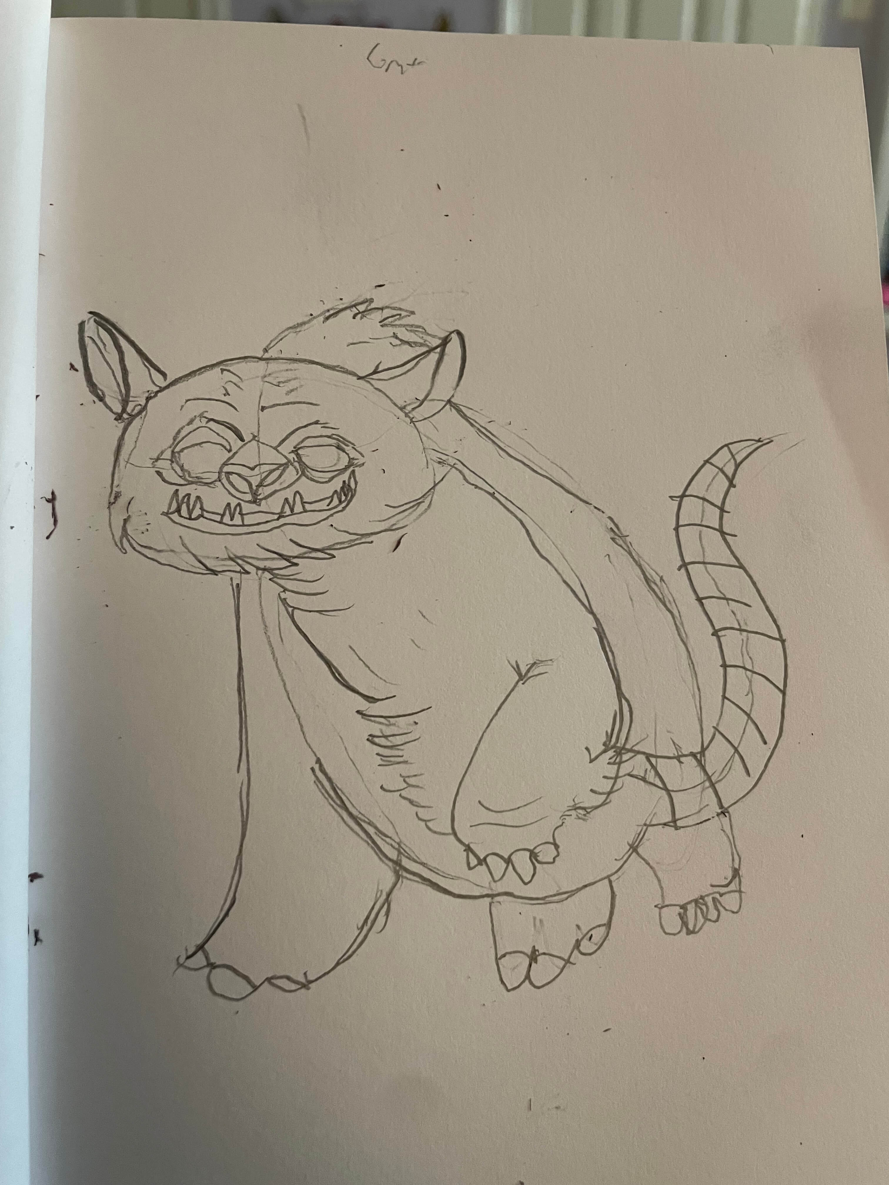sketch of gruff