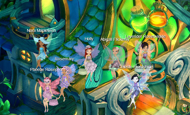 everyone at pixie town 3